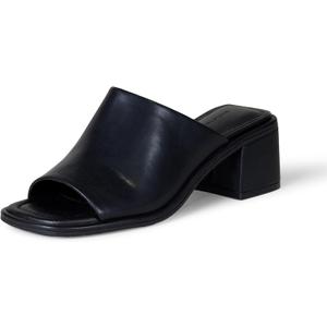 Amazon Essentials Women's Block Heel Mule (9.5, Black)