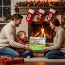 Kids Dinosaur Advent Calendar 2025, 24 Days Christmas Countdown Advent Calendar Novelty Dino Toys, Ideal Xmas Surprise Gifts for Boys Girls Teens Age 3 4 5 6