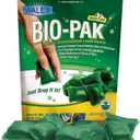 Walex Bio-Pak Black Holding Tank Deodorizer & Waste Digester Drop-Ins - Advanced Enzyme Formula for Rapid Breakdown of Waste & Paper, Removes Odors & Cleans Tank; Alpine Fresh, 10-Pack