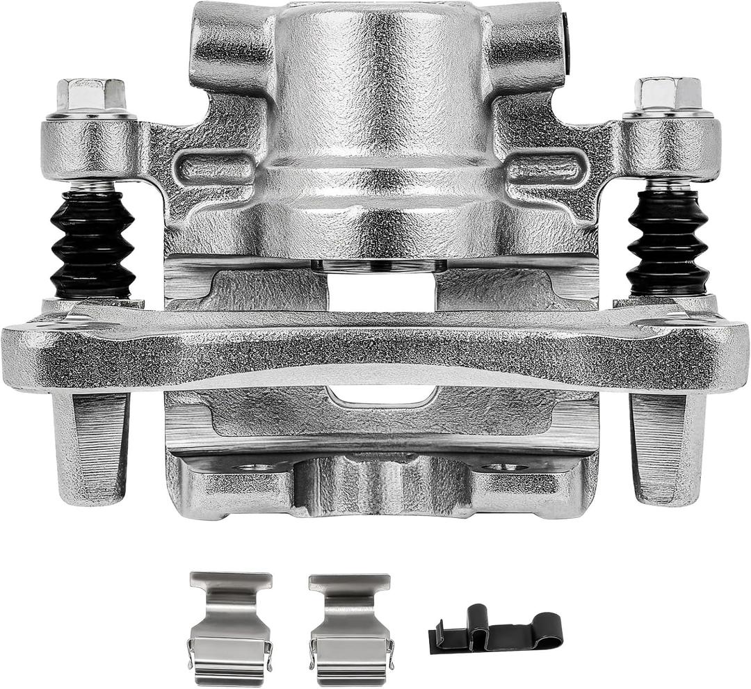 SCITOO Rear Left Brake Caliper With Bracket 18B5105 Compatible For Chrysler 0/Sebring, For Dodge Avenger, For Dodge Caliber, For Jeep Compass/Patriot, For Mitsubishi Lancer/Outlander Sport/RVR