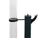 Eco Flame Smokeless Wood Pellet Fire Pit & Patio Heater, Portable Outdoor Rocket Stove with Glass Tube and Ash Tray for Backyard, Camping, Beach, Garden - Stainless Steel Classic