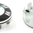 [Regular imported goods] BMW wheel center cap chrome edge genuine parts one minute (set of 4) 36136783536