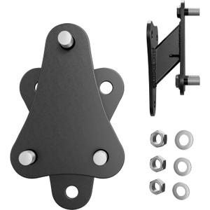 Spare Tire Relocation Bracket (Moving It 2" Up and 2" Out from Original Tire Mount), Spare Tire Spacer, Spare Tire Carrier, Spare Tire Carrier Mount Tire Carrier Compatible with 2007-2018 Wrangler JK