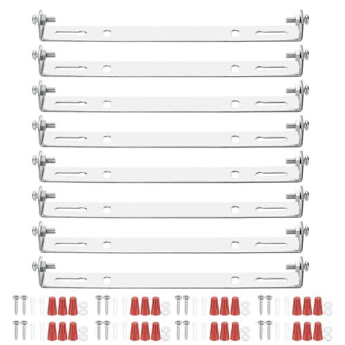 PATIKIL 150mm (5.91") Universal Light Fixture Mounting Bracket Kit, 4 Set Light Crossbar Ceiling Light Plate with Screw for Wall Light Ceiling Light Pendant Chandelier PATIKIL 150mm (5.91") Universal Light Fixture Mounting Bracket Kit, 4 Set Light Crossbar Ceiling Light Plate with Screw for Wall Light Ceiling Light Pendant Chandelier