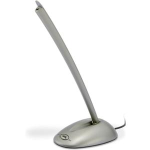 CYBER ACOUSTICS, INC., CYBE CVL1064RB Desktop Microphone Silver (Catalog Category: Microphones)