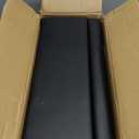 Small Foot Stool Under Desk Foot Stools Ottoman Footstool Foot Stools Small Footstools Foot Stool for Living Room Foot Rest 15" W x 12" D x 9.5" H Faux Leather Black