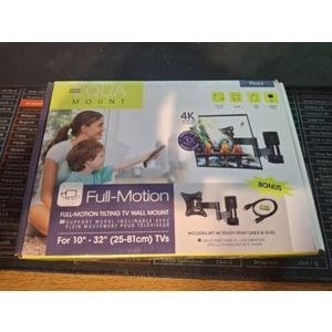 EQUA MOUNT Full-Motion Tilting TV Wall Mount For 10"-32" TVs