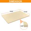 Extra Large Pizza Stone for Oven,Grilling,Pellet Grill,Pizza & Bread Baking, 20" x 13.5"
