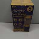 Reli. 8.5L Airtight Food Storage Containers with Lids (2 Sets) Kitchen Organizers and Storage Containers, Pantry Organizers | BPA Free Plastic XXL Set w/ 2 Measuring Cups, 6 Labels, Pen