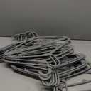 Clothes Hangers Plastic 40 Pack - Grey Plastic Hangers - Makes The Perfect Coat Hanger and General Space Saving Clothes Hangers for Closet - Percheros Ganchos para Colgar Ropa Hangars (Gray)