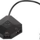 Keyboard and Converter Adapter for PS4 for One for for 360, Keyboard Adapter for Switch, Plug and Play Custom Mapping Reset Functions