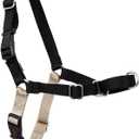 PetSafe Easy Walk Harness for Dogs - Pull-Free Walks - Patented Martingale Loop Design - Front Chest Leash Attachment - Comfort Straps - Breathable Harness Design - Petite/Small, Black/Silver