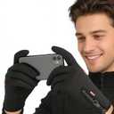 Warm & Touchscreen Gloves, Anti-Slip Thermal Winter Gloves for Men & Women, Windproof Cold Weather, for Motorcycle Riding, Bicycle, Cycling, Hiking & Winter Sport Outdoor Gloves (Large)