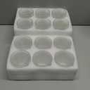 Vintage Hobnail Drinking Glasses Set of 12, 12 oz Highball Glasses & 10 oz Cocktail Glasses, Embossed Glass Cups, Clear Water Glasses Kitchen Bar Glassware Set for Beer, Juice, Cocktail, Whiskey