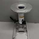 Aluminum Adjustable Height Locking Boat Seat Pedestal with Slide，Boat Chair Base with height adjustable from 13 inches to 19 inches