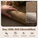 MontVoo-Outdoor Rug-Patio Rug 6x9 ft Polypropylene Indoor Outdoor Rugs Outdoor Carpet for Patio Deck Balcony Porch, Textured Weave, Durable for High Traffic, Fade-Resistant, Modern Neutral Brown