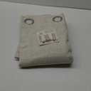 H.VERSAILTEX Blackout Linen Curtains, 100% Blackout Drapes Textured Blackout Curtains with White Thermal Insulated Liner, Grommet Top Curtains Living Room (2 Panels, 42 x 84 Inch, Natural)