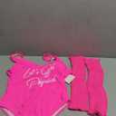 MIAIULIA Womens 80s Workout Costume Outfit 80s Accessories Set Leotard Neon Legging Headband Wristbands Set, S