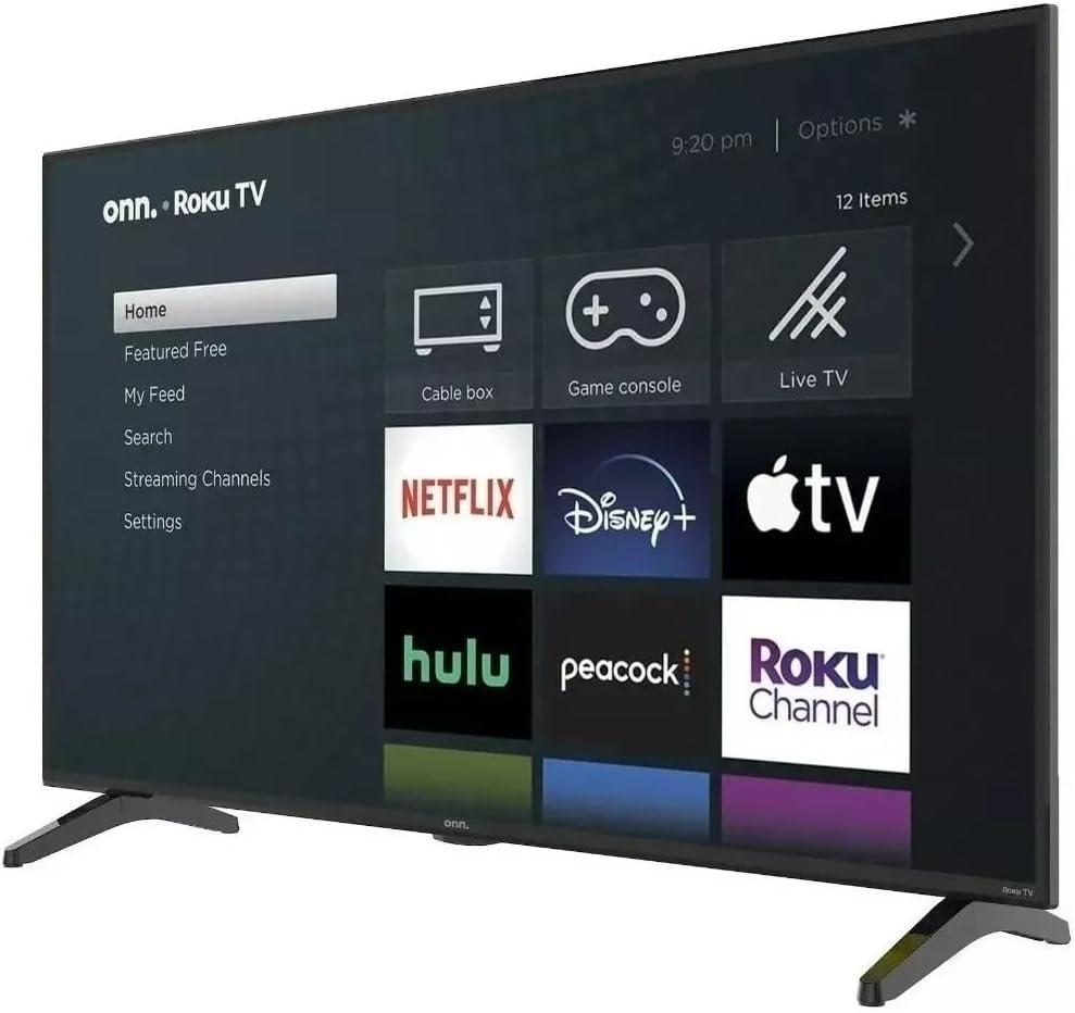 onn. 50" Class 4K UHD LED Roku Smart TV HDR