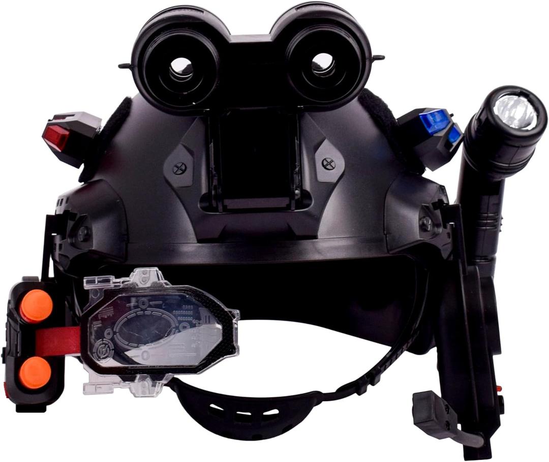 Sunny Days Entertainment Maxx Action Commando Helmet Includes 10 Accessories, Working Microphone, Detachable Flashlight, Foam Darts, Role Play Kids