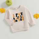 YINGISFITM Toddler Baby Girl Boy Sweatshirt Long Sleeve Shirt Crewneck Pullover Sweater Fall Winter Clothes Outfit (18-24 Months, Cream I Put a Spell on You)