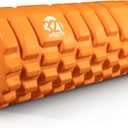 321 Strong Foam Roller - Medium Density Deep Tissue Massager for Muscle Massage and Myofascial Trigger Point Release, with 4K eBook (Orange)