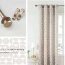 Modern Style Single Curtain Rod Set with Antique Brass Round Wood Look Finial, 36-72 in, Standard Single Whtie Drapery Rod for 1 Pack, 1 in diameter, Adjustable Length