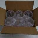 US Acrylic Classic Clear Plastic Reusable Drinking Glasses (Set of 6) 16oz Water Cups | BPA-Free Tumblers, Made in USA | Top-Rack Dishwasher Safe