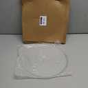 IMPRESA Replacement Microwave Glass Plate - Clear 12.5 Inch Microwave Plate Replacement - Compatible with General Electric & Samsung Models