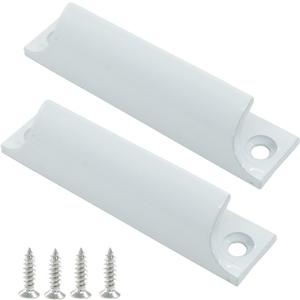 White Window Sash Lift Handle, 3.5 inch Hole Center Cabinet Door Handles Pulls, Sash Window Opener Drawer Pulls for Sliding Window Kitchen Closet