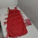 Roaring 20's Flapper Dress and Headband Costume (S, Red) 4-6