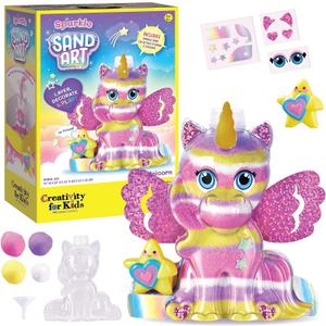 Creativity for Kids Sand Art Kit: Unicorn - DIY Sand Art Kits for Kids, Unicorn Gifts for Girls, Arts and Crafts for Kids (Ages 6+)