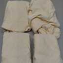 Genina Waterproof Seat Covers for Chairs, Set of 4 Dining Room Chair Seat Covers for Kitchen, Stretch Jacquard Removable Washable Dining Chair Slipcovers Protectors, No Rear Covers, Beige