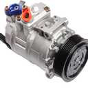 cciyu Air Conditioning Compressor for Volkswagen Beetle GTI CC Passat Eos Tiguan 1.4L 1.8L 1.9L 2.0L 2.5L 3.6L 2006-2018 Replaces AC Compressor for Car