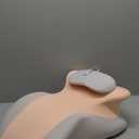 SheRest Adjustable Headrest Reading Pillow for Bed Adults - Memory Foam Back Support Wedge for Acid Reflux, Snoring & Legs, Pink and Gray (22.8"x15"x9")