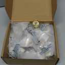 goldenwarm 20 Pack Gold Cabinet Knobs Dresser Knobs Gold Drawer Pulls and Knobs for Dresser Cabinet (Brushed Brass)