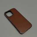 LOHASIC for iPhone 16 Pro Max Case Leather, Slim Luxury Designer Cover for iPhone 16 Pro Max, Aesthetic Business Soft Vegan Leather iPhone 16 Pro Max Case for Men Women, Brown