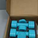 Zempox Adjustable Dumbbell Set of 2, 4 in 1 Free Weights Dumbbells Set for Women, Hand Weights for Women at Home, Each 2lb 3lb 4lb 5lb with TPU Soft Rubber Handle for Home Gym Exercise Training