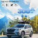 FengYu 300lb Roof Rack Cross Bars Compatible with Subaru Forester 2014-2026 (not for Wilderness), Heavy Duty Lockable Aluminum Roof Rails Crossbars Cargo Bars Canoe Rooftop Black Carrier Luggage