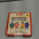 Fruit Spinning Tops for Kids, Stocking Stuffers & White Elephant Exchange Toys  4 Pack Fruit-Themed Light-Up Toys with Music for Boys & Girls Toddlers