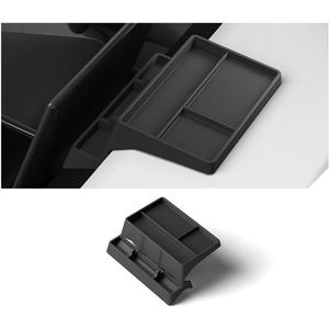 Dashboard Organizer Tray for Tesla 2025 2024 Cybertruck Accessories Silicone Center Console Dash Storage Tray Phone Holder Sunglasses Holder Tissue StorageHidden Screen Storage Tray