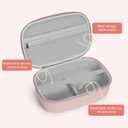 Breast Pumps Carrying Bag Compatible with Most of Wearable Breast Pumps, Hard Shell Wearable Breast Pump Bag with Waterproof Removable Tray, Breast Pump Storage Bag