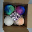 TXB3DOK 4PCS 3D Printed Dragon Eggs with Dragon Inside and DND Dice Sets,Mini Mystery Dragon Egg, Easter Eggs Articulated Dragon,Crystal Dragon Fidget Toy (Luminous Rainbow Blue Green Purple)