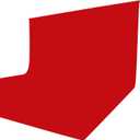 ISSUNTEX 5X7 ft Background Muslin Backdrop, Photo Studio, Collapsible High Density Screen for Video Photography and Television-Red