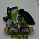 VARSK 20V String Trimmer Cordless, 12 Inch 2 in 1 Trimmer and Edger, Automatic Line Feed, Includes 2 X 2.0Ah Batteries/1 X Fast Charger/6 X Spare Spools, for Lawn, Garden, etc, Green