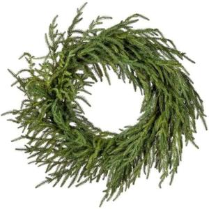 Afloral Real Touch Norfolk Pine Wreath - 24", Green 