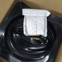 #6 Epdm Metal Roof Vent Boot, Flexible Roofing Boots Fits Pipe Od 4 3/4'' to 10'', Metal Roof Jacks Flashing for Houses Includ Roofing Screws & Hex, Black/ 1 Pc