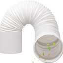 Air Conditioner Hose, AOPANDA Portable Air Conditioner Exhaust Hose, 5.9 Inches Diameter, with Anti-Clockwise Thread Length Up To 80 Inches for Haier, Lg, Delonghi and More