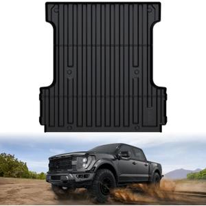 LASFIT 5.5ft Bed Mat for Ford F-150 2015-2023| F150 Lightning 2022 2023 67.1" Trcuk Bed Box Liner TPE All Weather Protector Durable & Easy Clean-Not Fit for Drop in Bedlienr