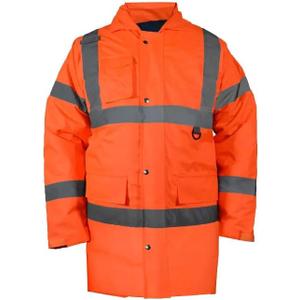 OccuNomix Unisex 5-in-1 System X-back Parka (Large, Orange)